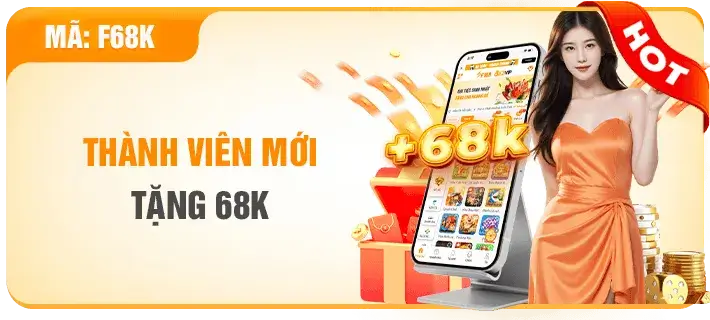 Nhà cái F168f khuyến mãi tân thủ đăng ký nhận +68k